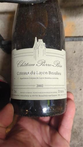 Loire Valley Coteaux du Layon Château Pierre-Bise Beaulieu 2002