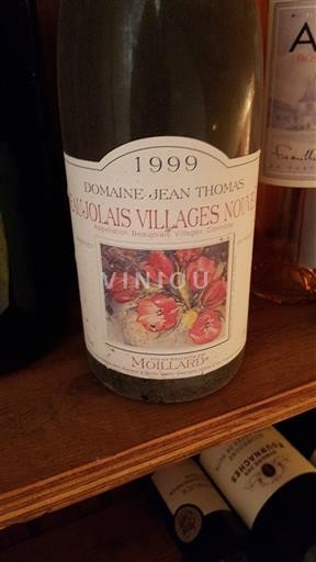 Beaujolais Beaujolais Villages Domaine Jean Thomas 1999