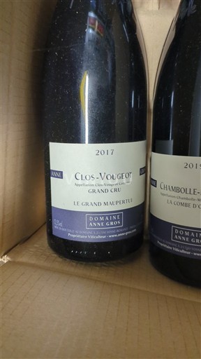 Burgund Clos-de-Vougeot Grand Cru Domaine Anne Gros Le Grand Maupertui 2017