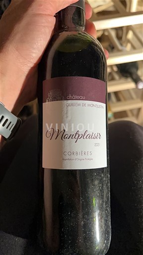 Langvedok Corbières Château Guilhem de Montjustin Montplaisir 2021