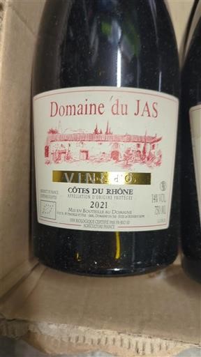 Rhône-dalen Côtes-du-Rhône Domaine Jas d'Or 2021