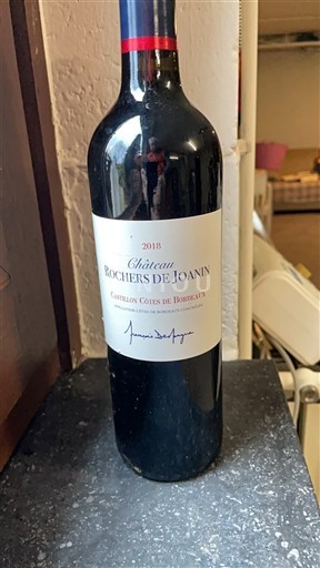 Burdeos Castillon-costas-de-burdeos Château Rochers de Joanin 2018