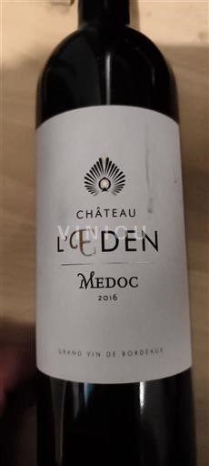 Bordeaux Médoc Château L'Éden 2016