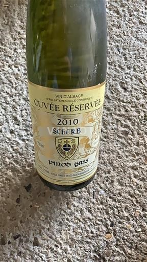 Alsace Scherb Réservée 2010