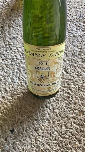 Alsace Vendanges Tardives Scherb Vendange Tardive 2011