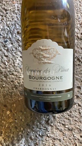 Burgundsko Domaine Des Pîteux 2016