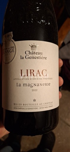 Rona dolina Lirac Château la Genestière La Magnanerie 2022