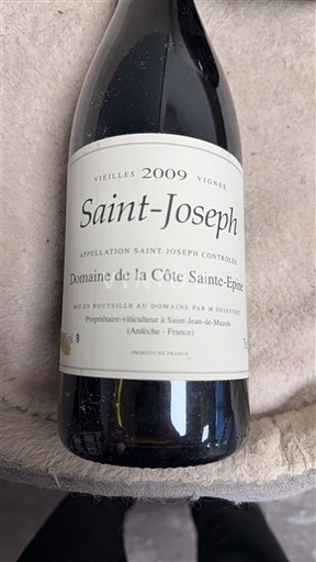 Rhône Valley Saint-Joseph Domaine La Côte Sainte-Epine Vieilles Vignes 2009