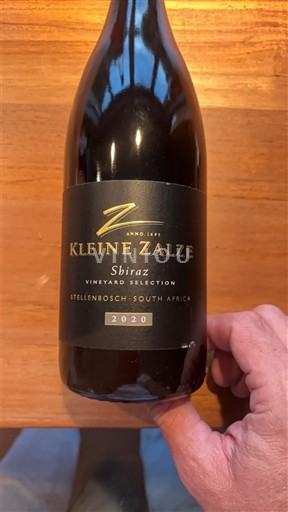 Kustområdet Stellenbosch Kleine Zalze Vineyard Selection Shiraz 2020