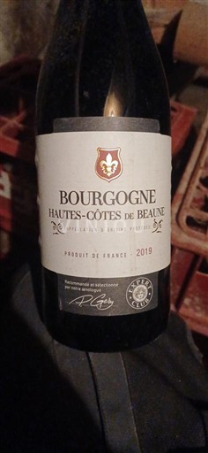 Bourgogne Hautes Côtes de beaune Jhf 2019