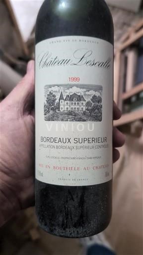 Bordeaux Bordeaux Supérieur Château Lescalle 1999