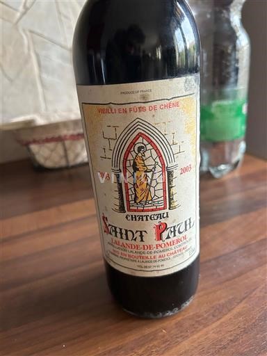 Bordeaux Lalande-de-pomerol Château Saint Paul 2003