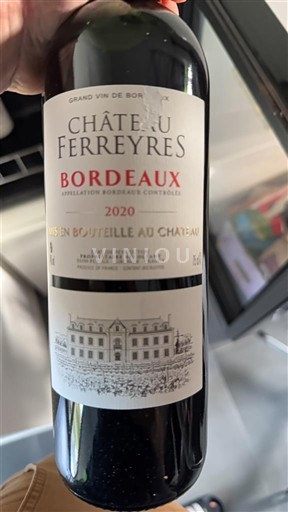 Bordeaux Château Ferreyres 2020