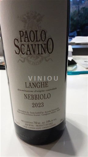 Piemonte Langhe Paolo Scavino 2023