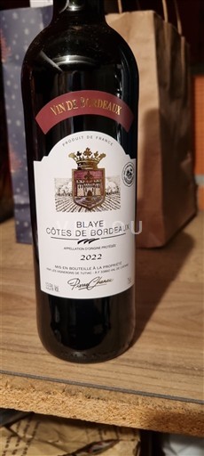 Bordéus Blaye-Côtes-de-Bordéus Blaye 2022