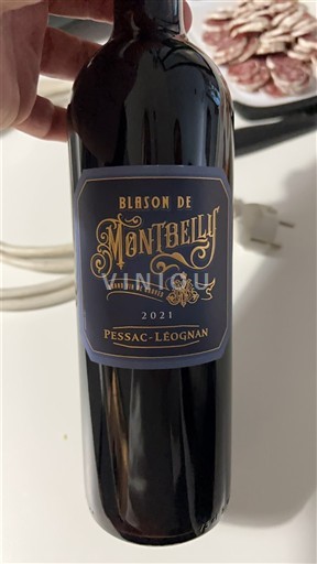 Bordeaux Pessac-Léognan Blason de Montbelly 2021