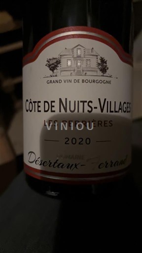 Bourgondië Côte de Nuits Villages Désiré Dessertaux-Ferrand Les Perrières 2020
