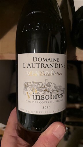 Thung lũng Rhône Vinsobres Domaine L'Autrandine Les Escoulaires 2020