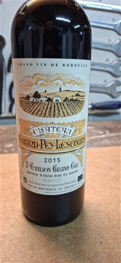Bordeaux Saint-Émilion Grand Cru Grand Cru Château Grand-Pey Lescours 2015
