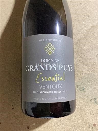 Rhônen laakso Ventoux Domaine Grands Puys Essentiel 2023