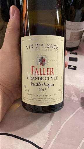 Alsace Faller Grande Vieilles Vignes 2013