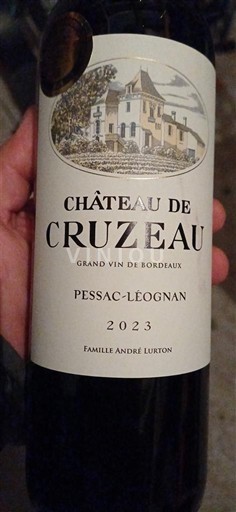 Bordeaux Pessac-Léognan Château Cruzeau 2023