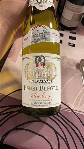 Alsasko Nespecifikováno Henri Bleger Réserve Vieilles Vignes 2019