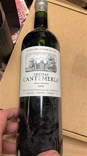 Bordeaux Haut-Médoc Grand Cru Classé Château Cantemerle 2006
