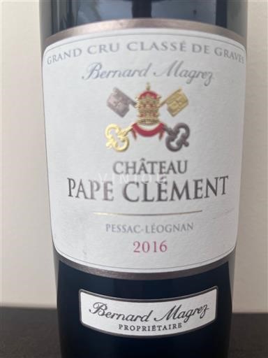 Bordeaux Pessac-Léognan Grand Cru Classé de Graves Château Pape Clément 2016