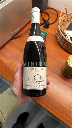 Burgundy Marsannay Domaine Jean Fournier Clos du Roy 2016