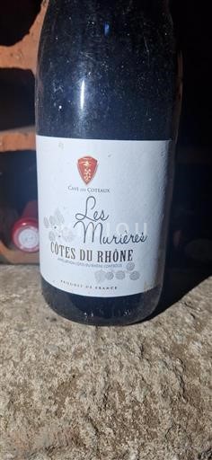 Rhônevallei Côtes-du-rhône Cave des Coteaux Les Murières 2019