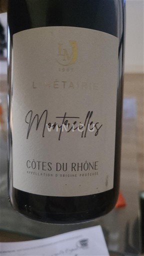 Rhône-dalen Côtes-du-Rhône L'Étaîrie Montreilles 2023