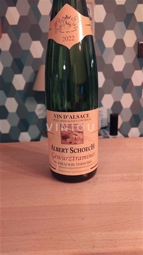 Alsace Gewurztraminer Albert Schoech Gewurztraminer Inspiration Terroirs 2022