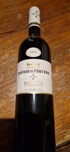 Provansa Bandol Château Font Vive 2014