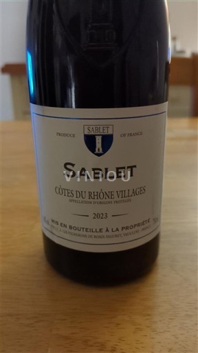 Rhônen laakso Côtes-du-rhône Les Vignerons de Roaix Séguret 2023 2023