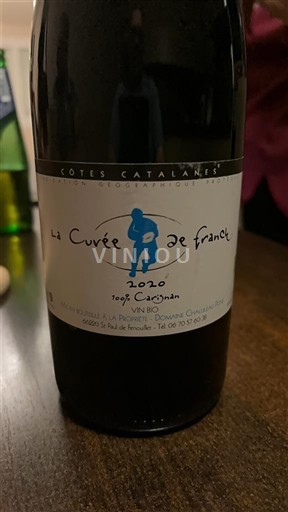 Languedoc og Roussillon Catalansk skråning VINBO La de Franck 2020