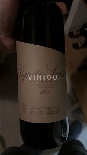 Benecija Ni doloceno Azienda Agricola Ca' del Monte Vigneto Sausto 2010