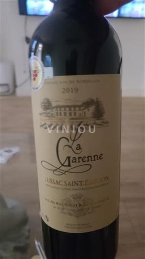 Bordeaux Lussac-saint-émilion La Garenne 2019
