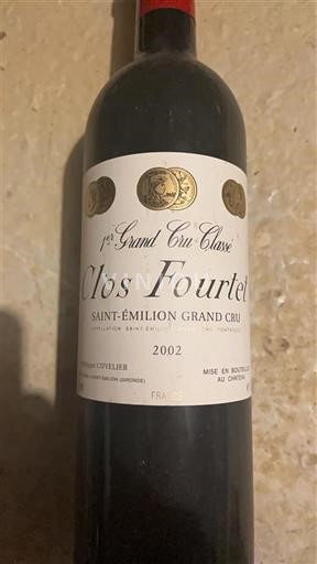 Bordeaux Saint-Émilion Grand Cru Premier Grand Cru Classé Clos Fourtet 2002