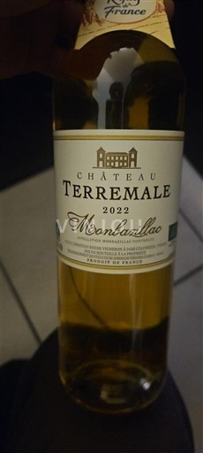 Sudoeste Monbazillac Château Terremale 2022