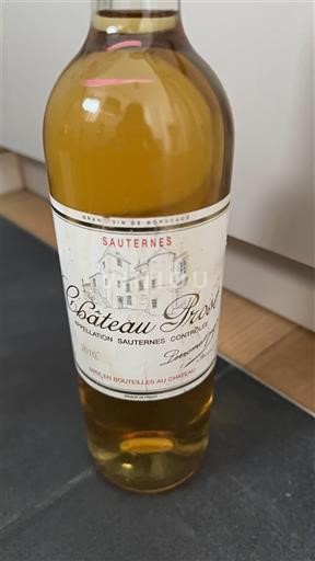 Bordeaux Sauternes Château Piada Không niên vụ