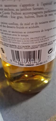 Bordeaux Sauternes Château Piada Non Millésimé