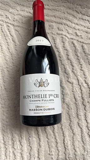 Bourgogne Monthélie Premier Cru Masson Dubois Champs Fulliots 2017