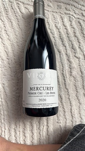 Bourgogne Mercurey Premier Cru Naudin Tiercin Premier Cru - Les Byots 2020