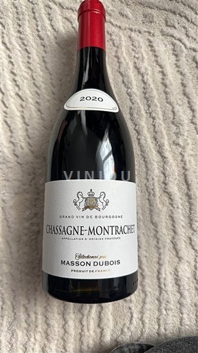 Bourgogne Chassagne-montrachet Masson Dubois 2020