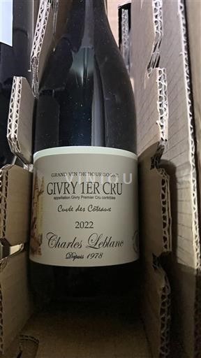 Borgoña Givry Premier Cru Charles Leblanc des Coteaux 2022