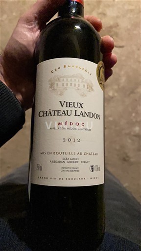 Bordeaux Médoc Château Vieux Landon 2012