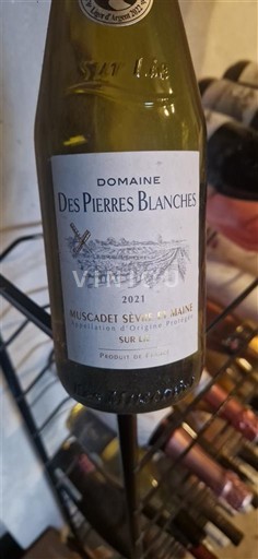 Dolina Loare Muscadet-sèvre-et-maine Domaine Des Pierres Blanches 2021