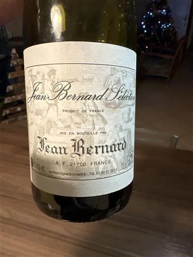 Burgundi Bourgogne Jean Bernard Sélection Ei vuosikertaa