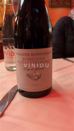 Bourgondië Niet gespecificeerd Domaine Bonnardot Coup de Jauvet 2019